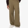 Pantaloni in cotone a diagonale Pantaloni in cotone a diagonale