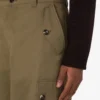 Pantaloni in cotone a diagonale Pantaloni in cotone a diagonale