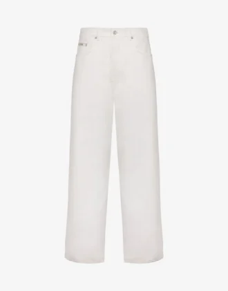 Pantaloni in cotone shantung