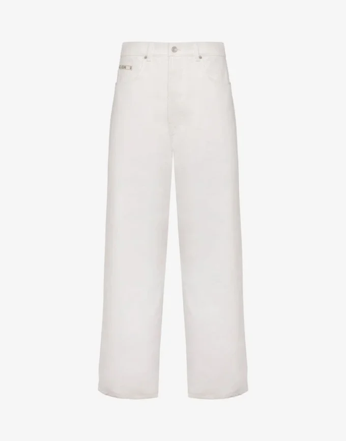 Pantaloni in cotone shantung Pantaloni in cotone shantung