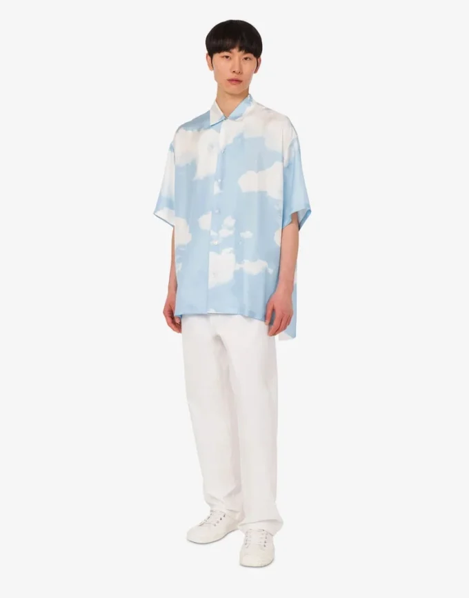 Pantaloni in cotone shantung Pantaloni in cotone shantung