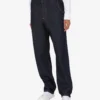 Pantaloni in denim blu Patch con corona d’alloro Pantaloni in denim blu Patch con corona d’alloro