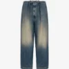 Pantaloni in denim di cotone Pantaloni in denim di cotone