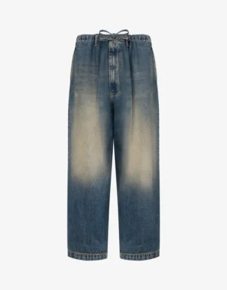 Pantaloni in denim di cotone