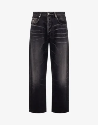 Pantaloni in denim di cotone