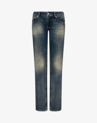 Pantaloni in denim di cotone
