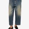 Pantaloni in denim di cotone Pantaloni in denim di cotone