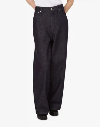 Pantaloni in denim di cotone