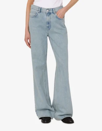 Pantaloni in denim di cotone