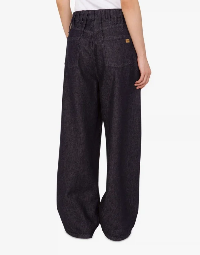 Pantaloni in denim di cotone Pantaloni in denim di cotone