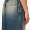 Pantaloni in denim di cotone Pantaloni in denim di cotone