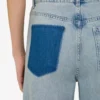 Pantaloni in denim di cotone Pantaloni in denim di cotone