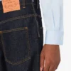 Pantaloni in denim di cotone blu Pantaloni in denim di cotone blu
