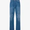 Pantaloni in denim di cotone blu Pantaloni in denim di cotone blu