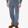 Pantaloni in denim floccato Pantaloni in denim floccato