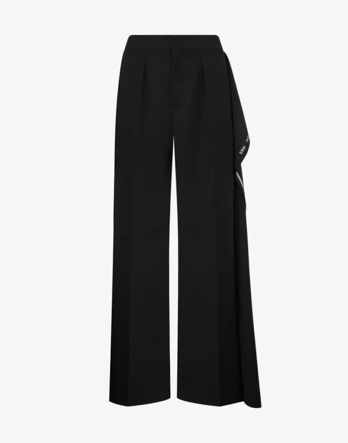 Pantaloni in flanella di lana