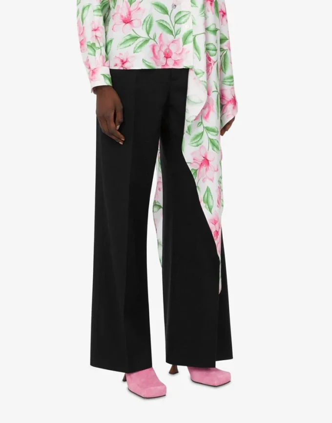 Pantaloni in flanella di lana