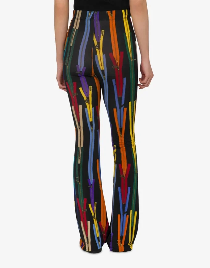 Pantaloni in jersey elasticizzato stampato Pantaloni in jersey elasticizzato stampato