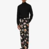 Pantaloni in raso stampato Pantaloni in raso stampato