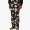 Pantaloni in raso stampato Pantaloni in raso stampato