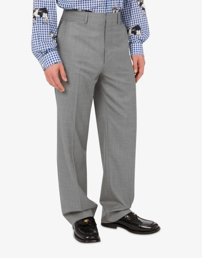 Pantaloni in tela di lana