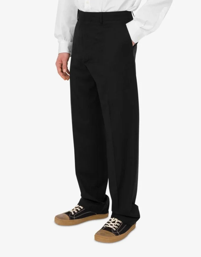 Pantaloni in tela di lana