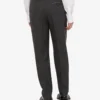 Pantaloni in tela di lana ricamata