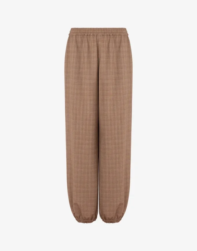 Pantaloni in tessuto misto lana elasticizzato Pantaloni in tessuto misto lana elasticizzato