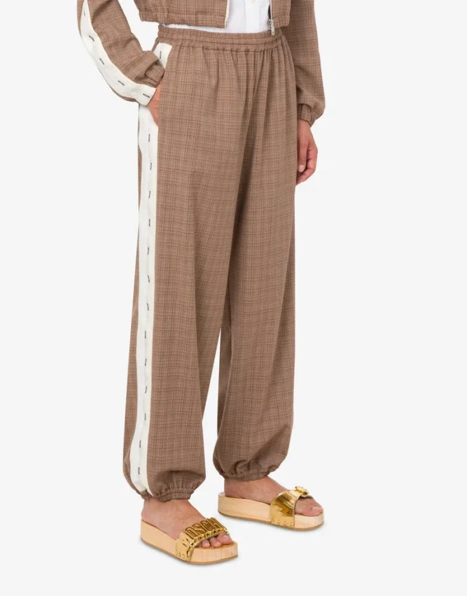 Pantaloni in tessuto misto lana elasticizzato Pantaloni in tessuto misto lana elasticizzato
