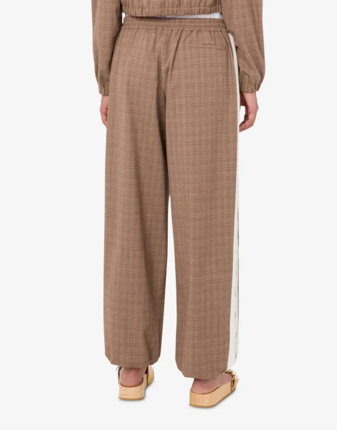 Pantaloni in tessuto misto lana elasticizzato Pantaloni in tessuto misto lana elasticizzato