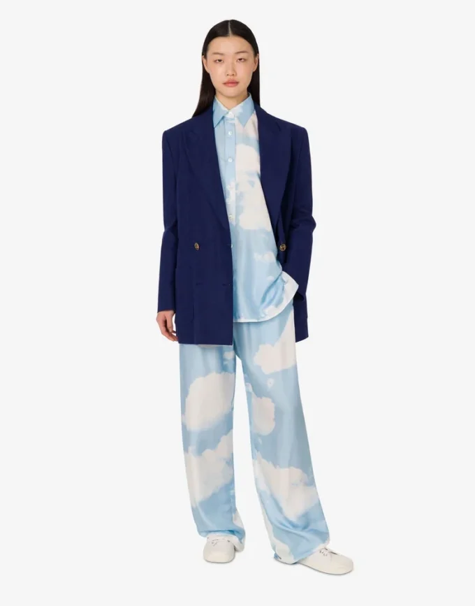 Giacca in cotone shantung Laurel Crown Giacca in cotone shantung Laurel Crown