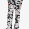 Pantaloni leggeri in popeline di cotone con stampa oca Pantaloni leggeri in popeline di cotone con stampa oca