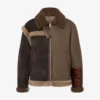 Pelle di montone mista shearling