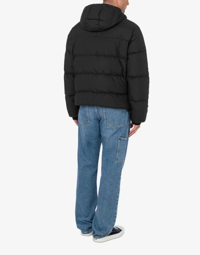 Piumino in nylon con logo Laurel Crown