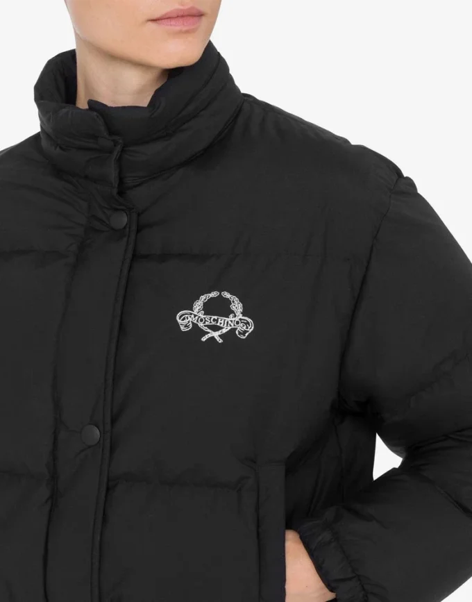 Piumino leggero in nylon Logo Laurel Crown Piumino leggero in nylon Logo Laurel Crown