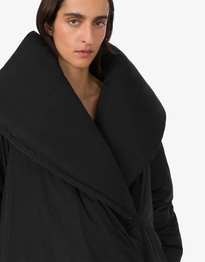 Piumino oversize in tessuto tecnico