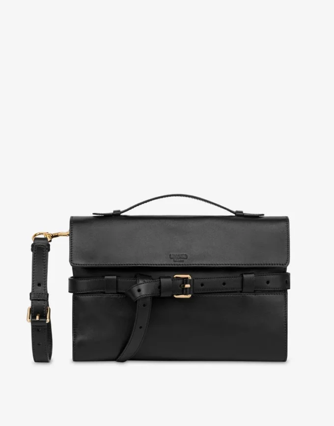 Pochette Moschino Tie Me Nappa Pochette Moschino Tie Me Nappa
