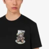 Polo in jersey di cotone biologico Moschino Teddy Bear