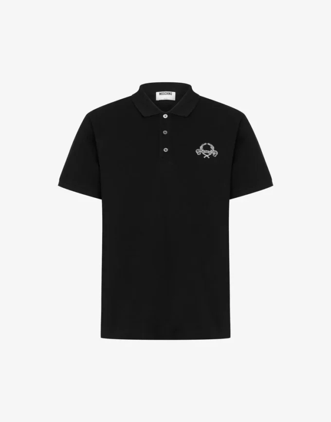Polo in piqué di cotone Laurel Crown Polo in piqué di cotone Laurel Crown