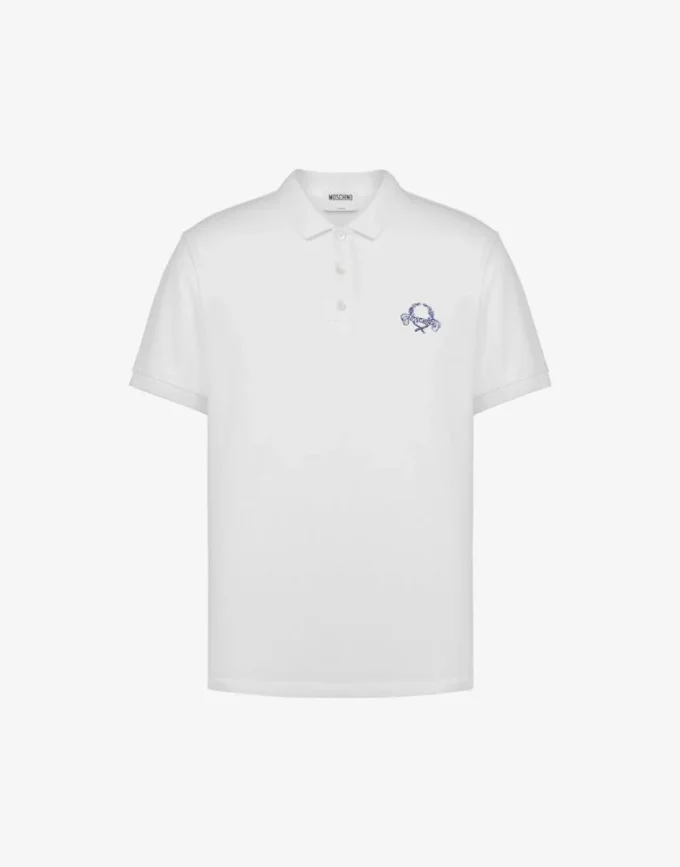 Polo in piqué di cotone Laurel Crown Polo in piqué di cotone Laurel Crown