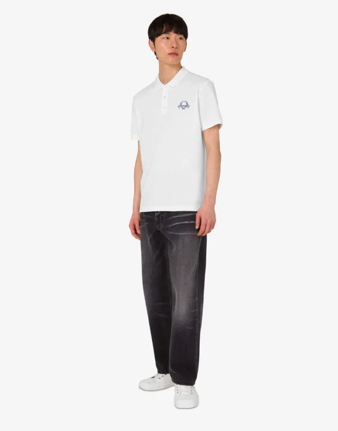 Polo in piqué di cotone Laurel Crown Polo in piqué di cotone Laurel Crown