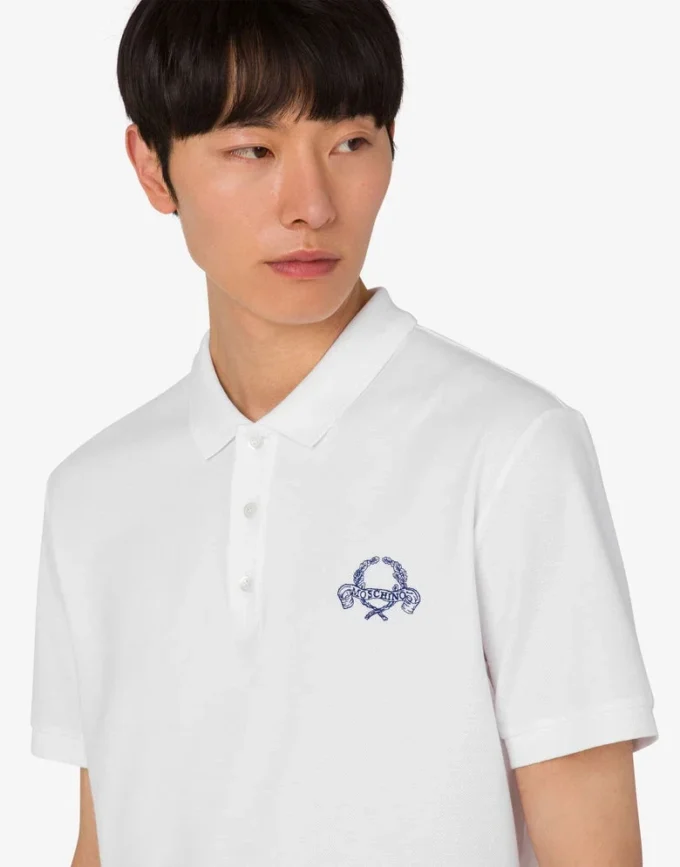 Polo in piqué di cotone Laurel Crown Polo in piqué di cotone Laurel Crown