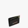 Portafoglio con zip e logo Lettering