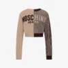 Cardigan in misto lana intarsio