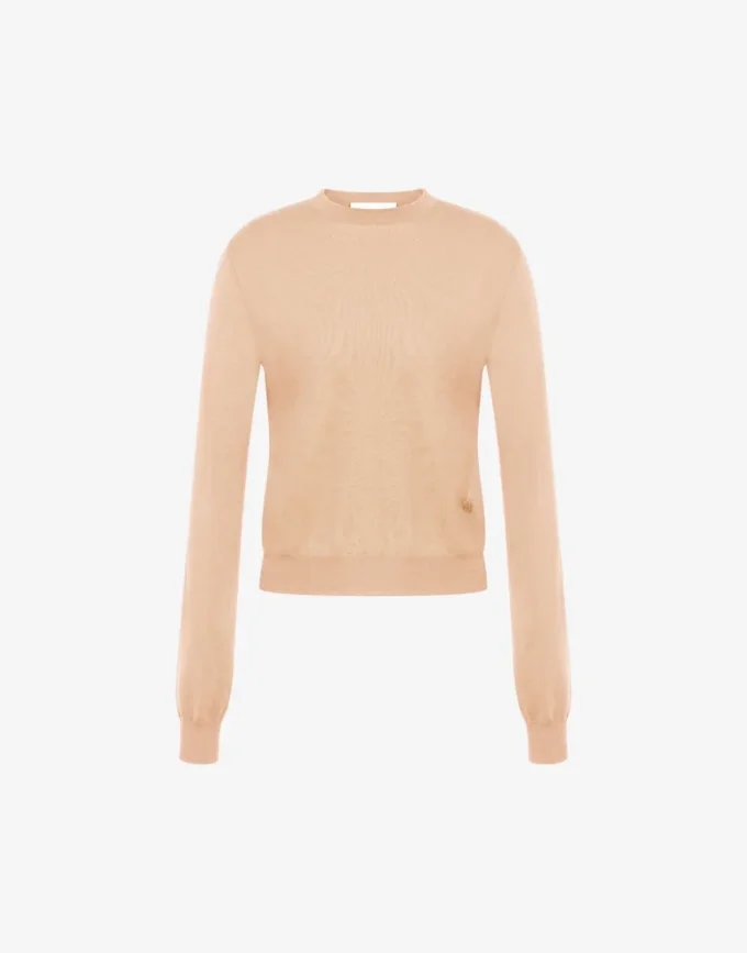 Pullover in lana e seta Golden M Pullover in lana e seta Golden M