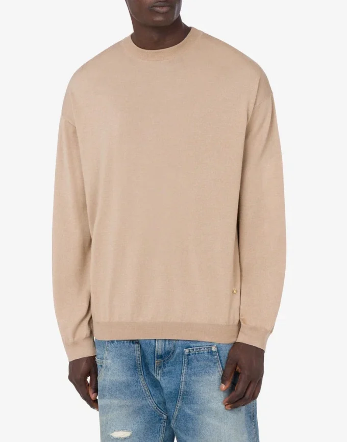 Pullover in lana e seta Golden M