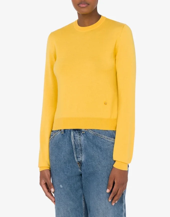 Pullover in lana e seta Golden M Pullover in lana e seta Golden M