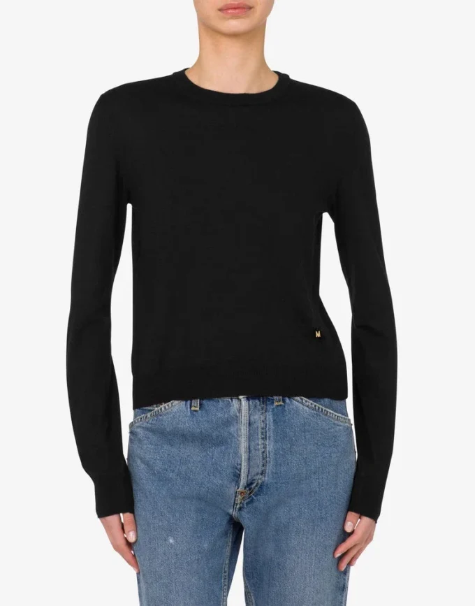 Pullover in lana e seta Golden M