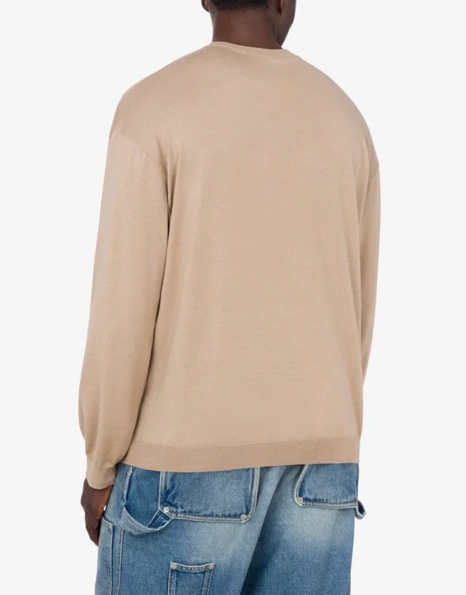 Pullover in lana e seta Golden M