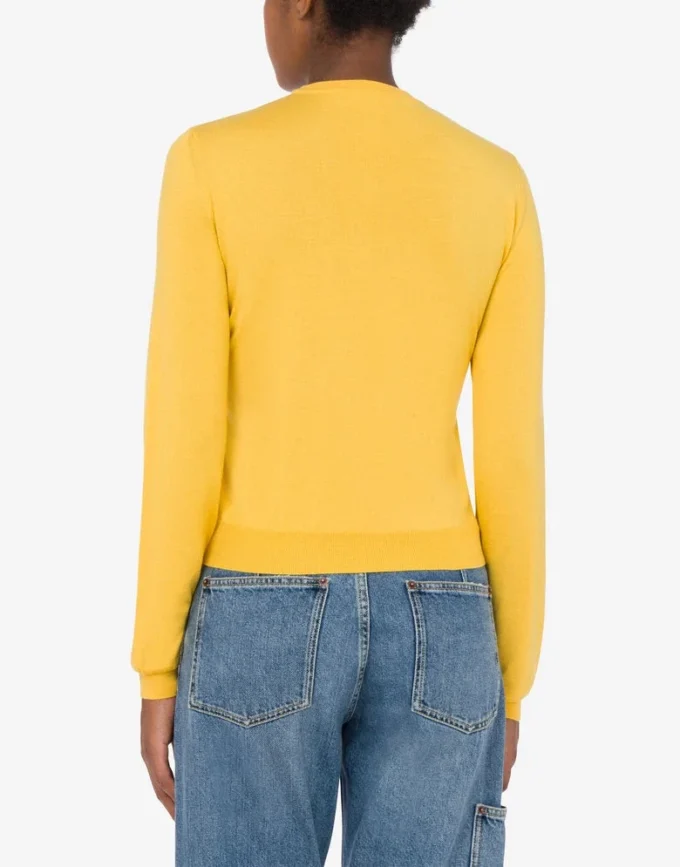 Pullover in lana e seta Golden M Pullover in lana e seta Golden M
